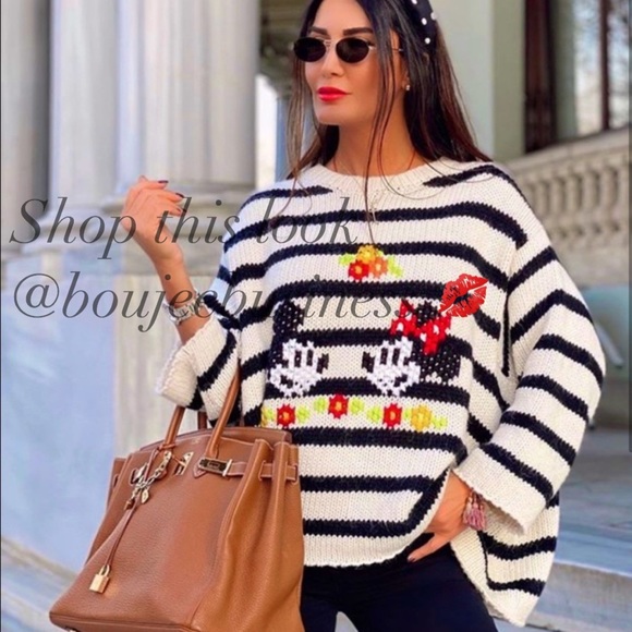 Zara Sweaters - ZARA BNWT Striped Mickey Mouse Disney Sweater